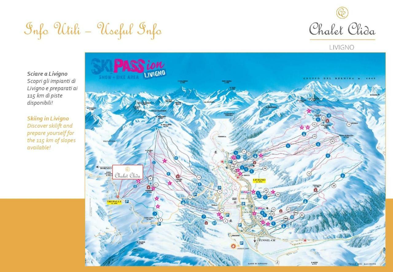 Chalet Clida Livigno Eksteriør bilde